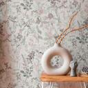 A.S. Création non-woven tapet BOS - blomstret tapet jungle tapet hvid, grøn, lilla, pink