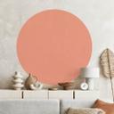 Vinilo decorativo círculo coral - redondo
