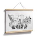 Póster Múnich - Blanco y negro - Love your City