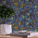 Architects Paper Floral Impression - Papier peint intissé fleuris, bleu