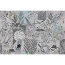 Fotomural Paredes de Patel 3 Bird`S Playground 1 gris, verde, negro