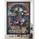 Non-woven tapet - Avengers Ornament - 200 x 280 cm