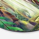 Fototapet Fortryllet skov i lyset - DigitalArtsi - Rund – print på aluminium (Alu-Dibond)