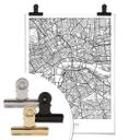 Póster mapa de Londres