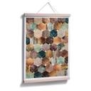 Frederiksson Plakat - Gold & Copper Hexagons