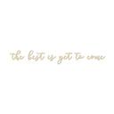 Træbogstaver - The best is yet to come - Poppel