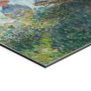 Billede Monet - Kvinde med parasol - Madame Monet og hendes søn – print på aluminium (Alu-Dibond)
