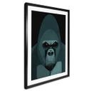 Plakat Gorilla - Braun