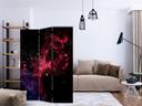 Screen room divider - Rummet - Stjerner, 3-delt