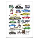Póster Sparshott - Taxis del mundo