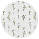 Vinilo decorativo prado romántico con flores de campo - Kikki Belle - Redondo