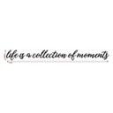 Letras acrílicas la vida es una colección de momentos
