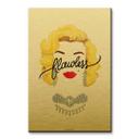 Tableau sur alu-Dibond effet doré Tohmé - Flawless Marilyn