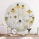 Wall Sticker Disher - Summer Flower