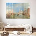 Akrylbillede Turner - Venedig, Dogana og S. Giorgio Maggiore