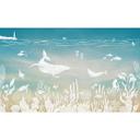 Papel pintado Paraíso submarino - Ombre - Kikki Belle