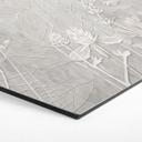 Wanddecoratie in wit met zeshoekig design - Ms Tiff - Alu-Dibond