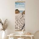Póster de tela Camino a la playa - Panorama