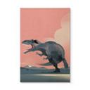 Træplakat Braun - Giganotaurus Dinosaur