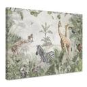 Canvas schilderij jungledieren op een Afmeting - Ms Tiff