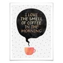 Póster Fredriksson - Me encanta el olor a café por la mañana