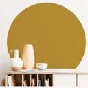 Sticker mural Cercle ocre - Rond