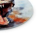 Glasbillede - T-Rex: Det vilde ansigt fra forhistorisk tid - Jaszke - Round