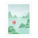 Póster Bahía de Halong en vacaciones en Vietnam - Rivers