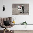 Akrylbillede Banksy - I love New York