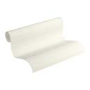 Papel pintado tejido-no tejido de Livingwall Nuevo papel pintado de pared liso crema, blanco