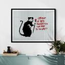 Póster Banksy - Fuera de la cama