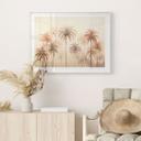 Poster Tropiskt landskap med palmer - Haase