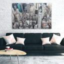3 stykke lærredstryk, New York City skyskrabere