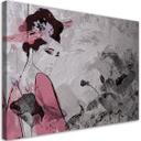 Canvasbillede, japansk geisha