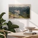 Billede af træ hvid alpin edelweiss på bjerget