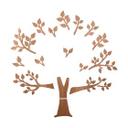 Árbol genealógico de madera XXL Familia - madera de caoba