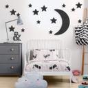 MDF - Decoración en madera - Luna y estrellas