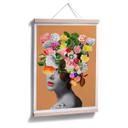 Póster Frida Floral Studio - Orange Lady