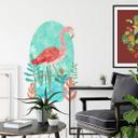 Muursticker Goed Blauw - Flamingo