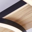 Deckenleuchte Leopold, braun, 5,5 x 42 cm, Holz Lampe