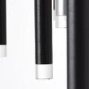 Pendelleuchte Eddy, braun, 180 x 55,3 cm, Metall Pendellampe, dimmbar