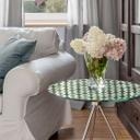 Plateau de table en verre - Mosaiques 02 - Rond