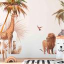 Dyretapet SavannahAnimal i hvidbrun - non-woven tapet Designwalls 2 - 2,55 x 3,5 m