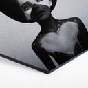 Hexagon Alu-Dibond Zilvereffect - Ireland - Hold on
