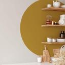 Sticker mural Cercle ocre - Rond