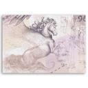 Canvasbillede, Pegasus hest abstrakt