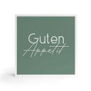 Holzbild zum Hinstellen - Guten Appetit - 15x15 cm