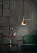 grafisk tapet, non-woven Natural Opulence antracit