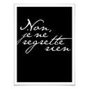 Poster Non je ne regrette rien