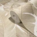 blomstertapet, non-woven beige